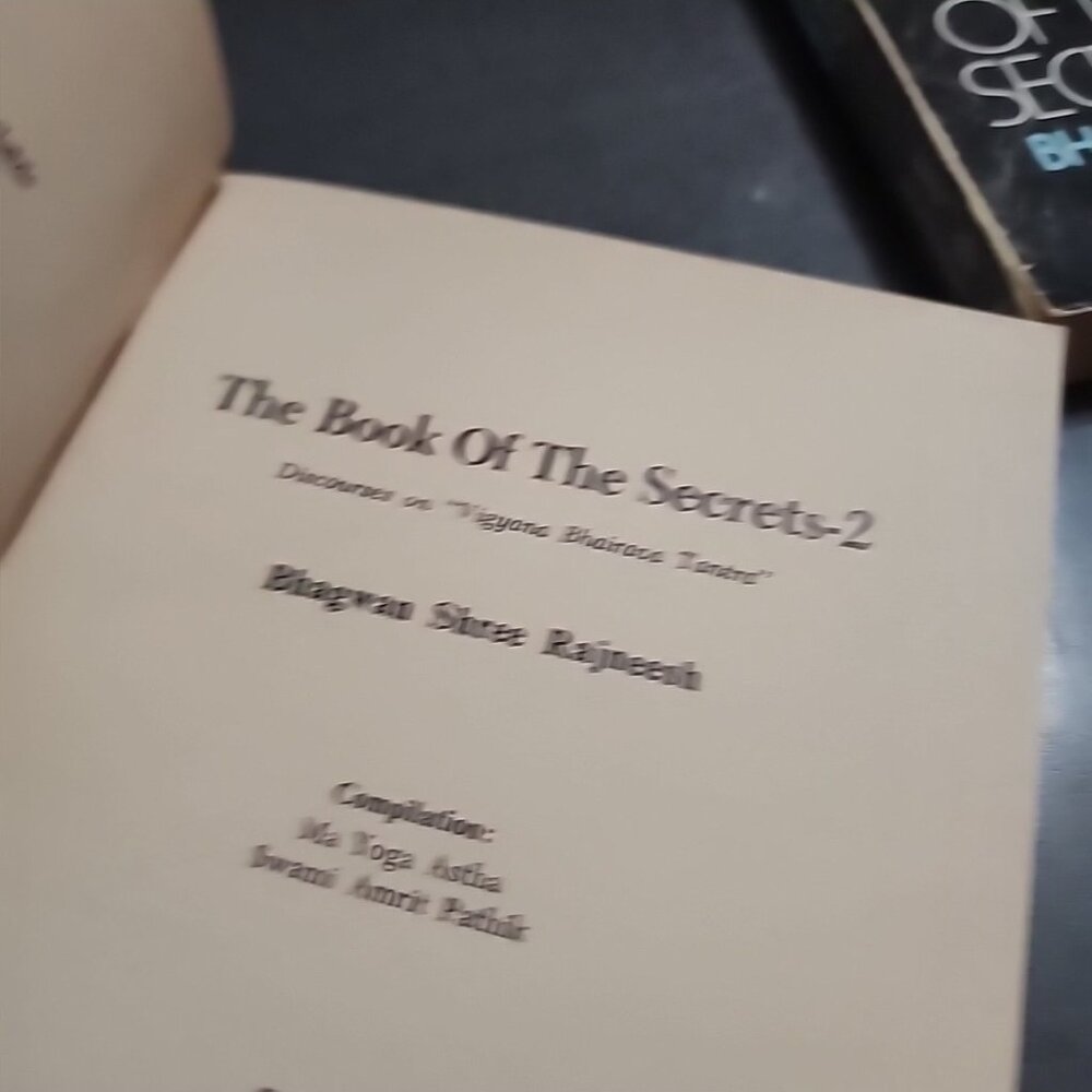 The Book Of Secrets 1 & 2 Bhagwan Rajneesh First Harper Colophon Edition 1977/79 - Picture 12 of 13